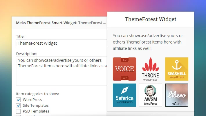 ThemeForest Smart Widget
