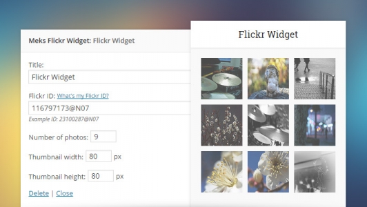 Simple Flickr Widget