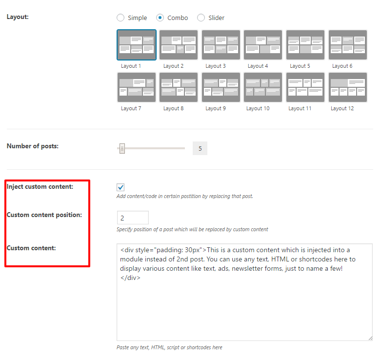 Home page (modules setup) - Gridlove WordPress Theme Documentation - Meks