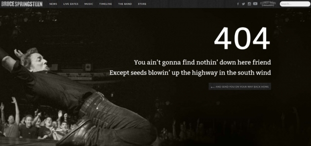 404 error pages