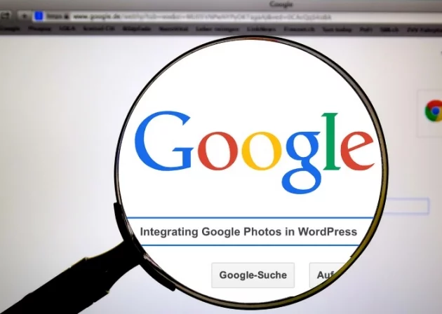 google search integrating google photos in WordPress