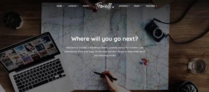 Meet Trawell – the newest WordPress travel theme