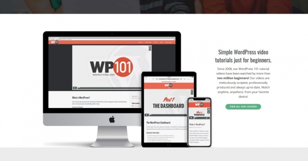 wp101 wordpress courses