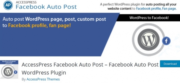 AccessPress Facebook Auto Post Plugin