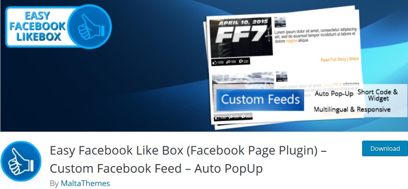 Top 10 Facebook plugins for WordPress - Meks