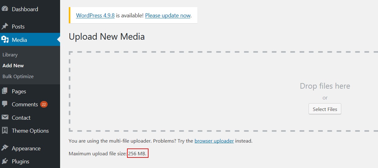 Upload limit. Ошибки вордпресс. картинка вордпресс ошибка. woocommerce upload files. pages add new.
