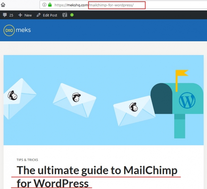 What is a slug in WordPress (and bad practices you should avoid)? - Meks