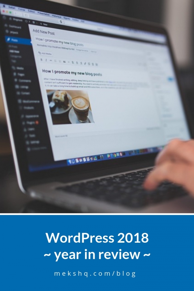 WordPress 2018 year in review