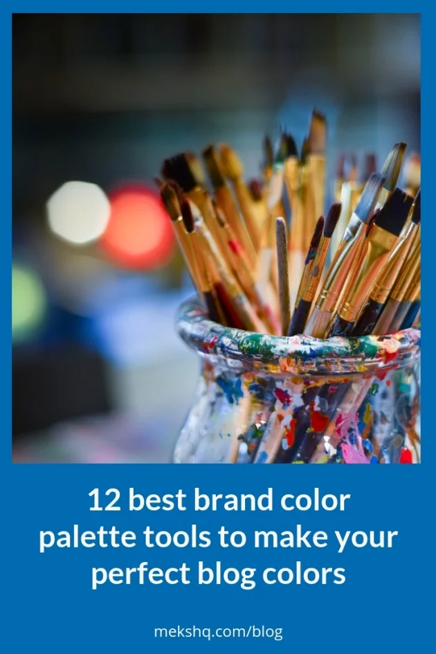brand color palette tools Pinterest