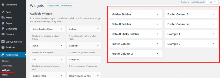 Sidebars & footer - Megaphone WordPress Theme Documentation - Meks