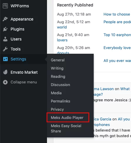 Player - Megaphone WordPress Theme Documentation - Meks