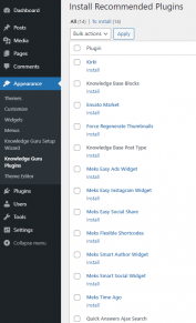 Recommended plugins - WordPress Theme Documentation - Meks